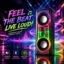 Mecha V8 Double-shot Full Transparent Waterproof Speaker - View 4