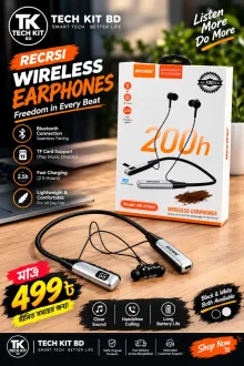 Recrsi NY-060 Power Beast Neckband (১০০% অরিজিনাল)
